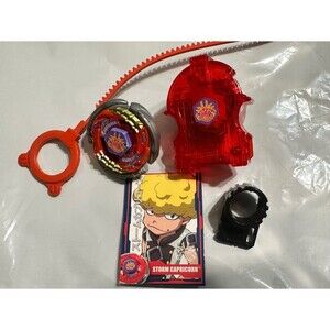 Storm Capricorn M145Q BB-50 Beyblade HASBRO METAL FUSION Orange Purple Quake Tip